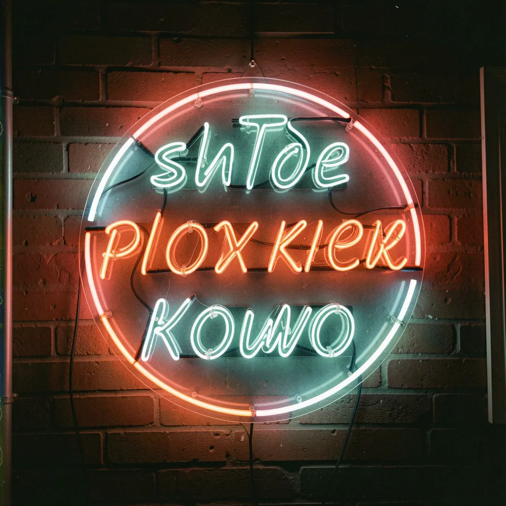 Handcrafted glass neon signs